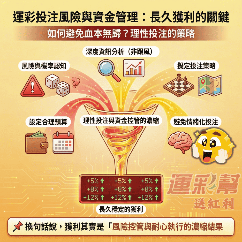 台灣運彩投注賠率風險獲利關鍵