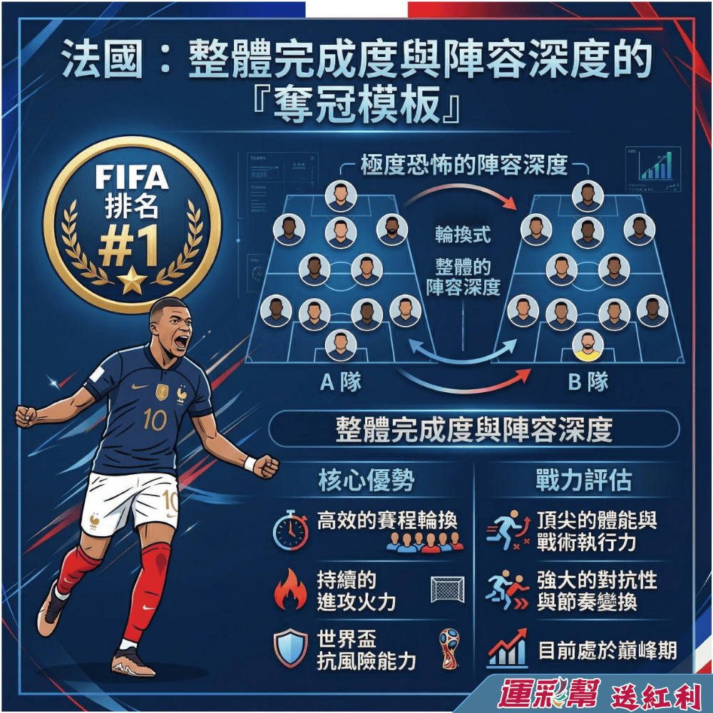 台灣運彩2026世足法國