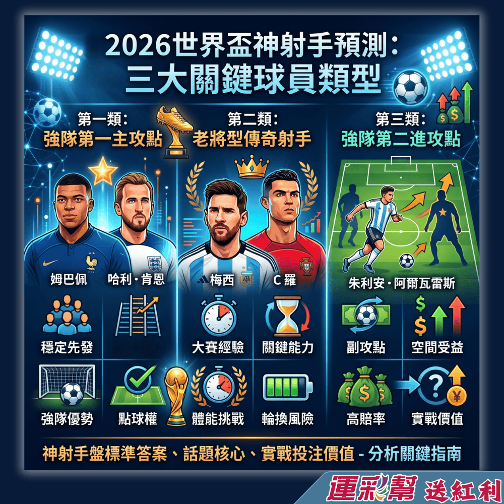 2026世足三大關鍵球員