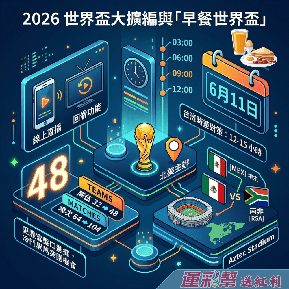 台灣運彩2026運彩世足早餐世界盃