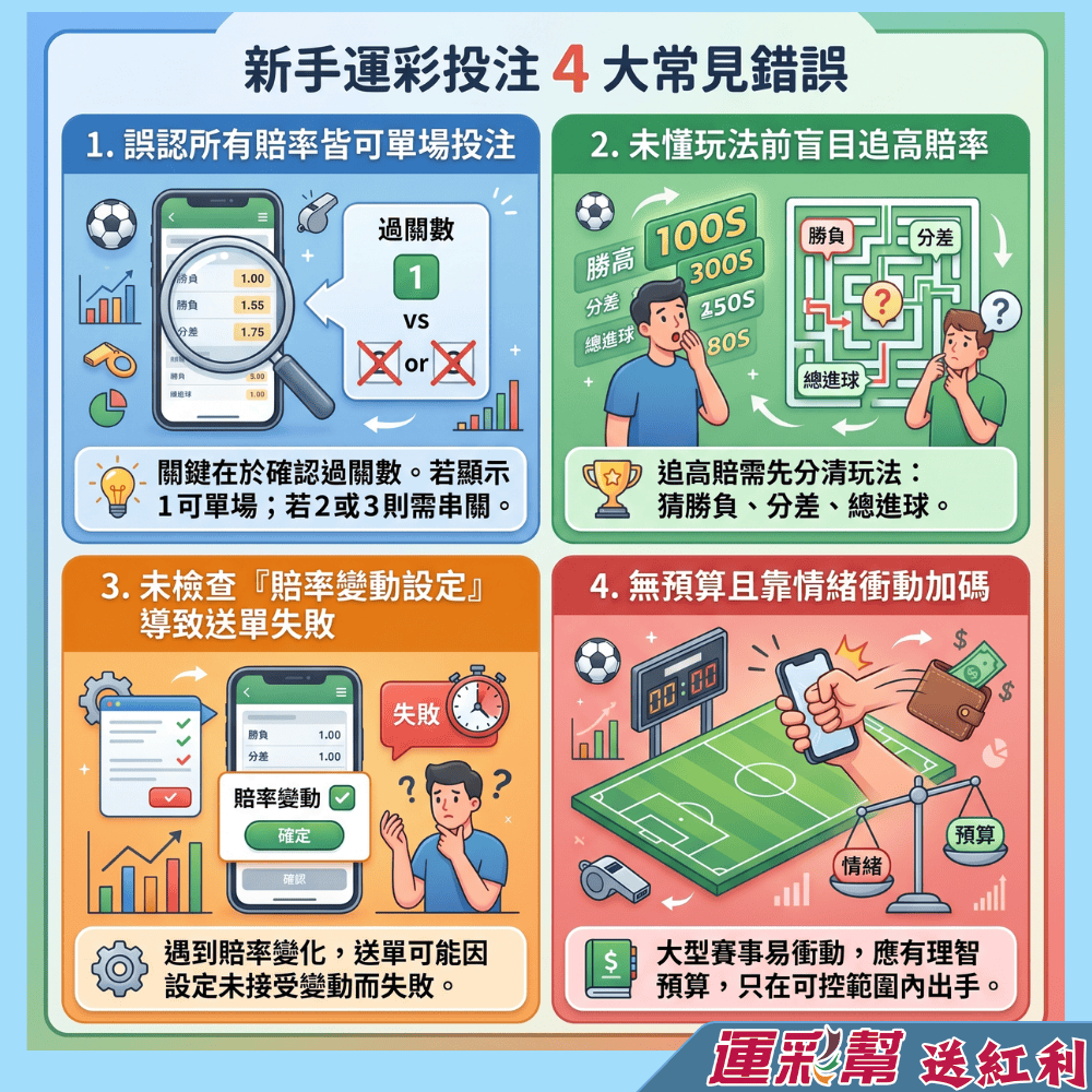 台灣運彩新手運彩投注