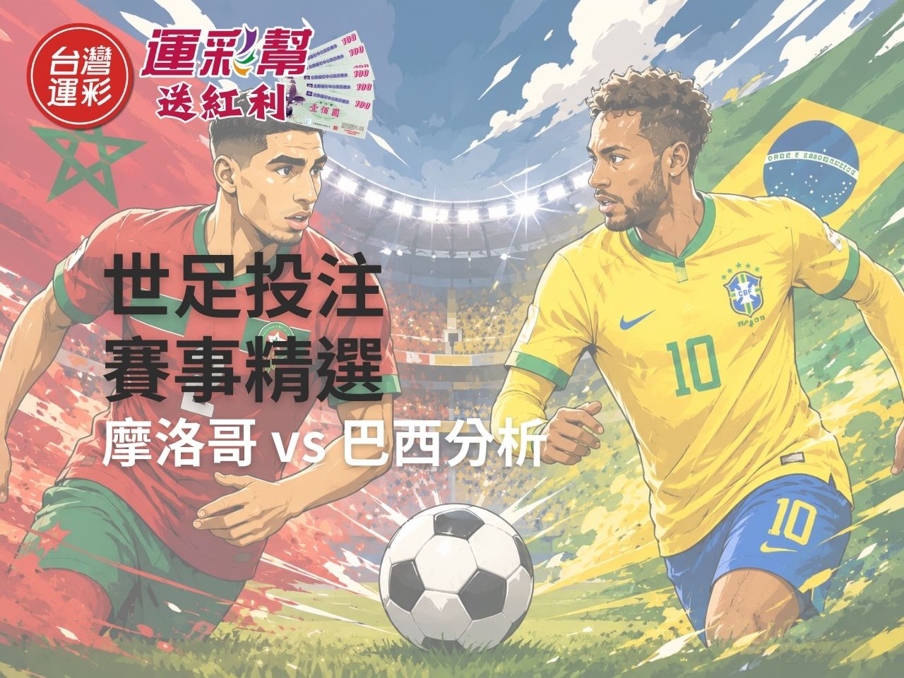 摩洛哥 vs 巴西分析|2026世界盃投注推薦、大小分預測與角球數解析