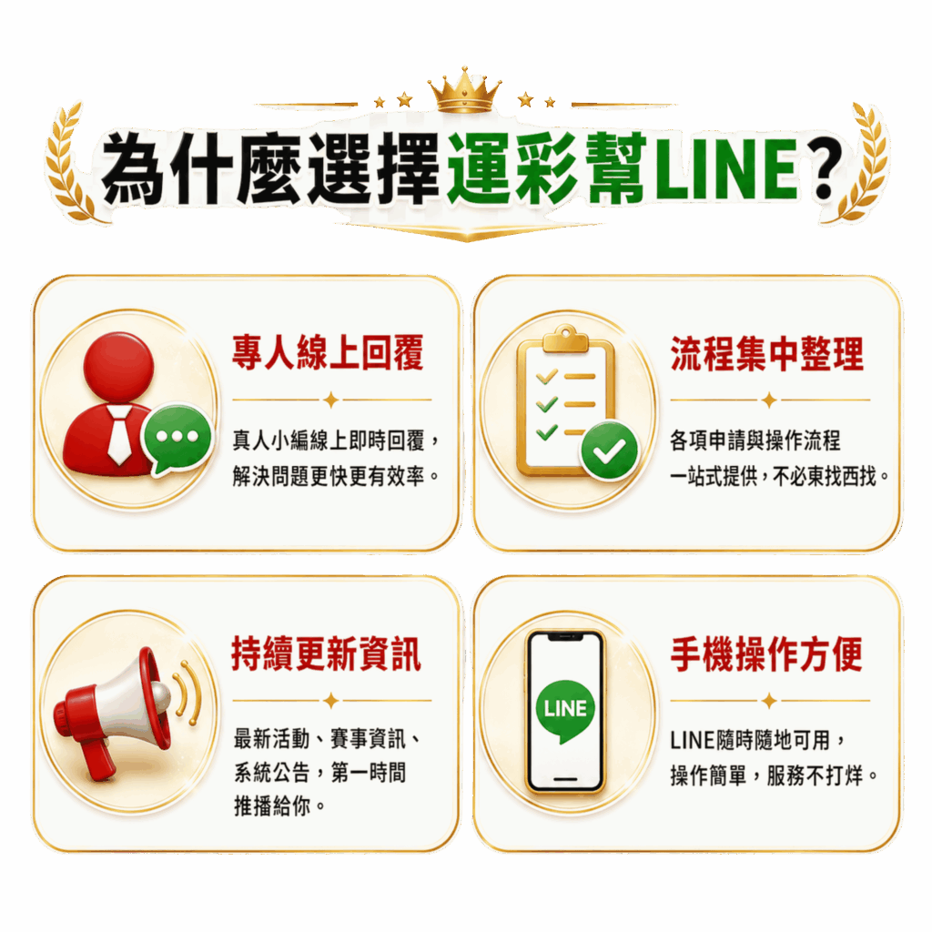 為什麼選擇運彩幫LINE