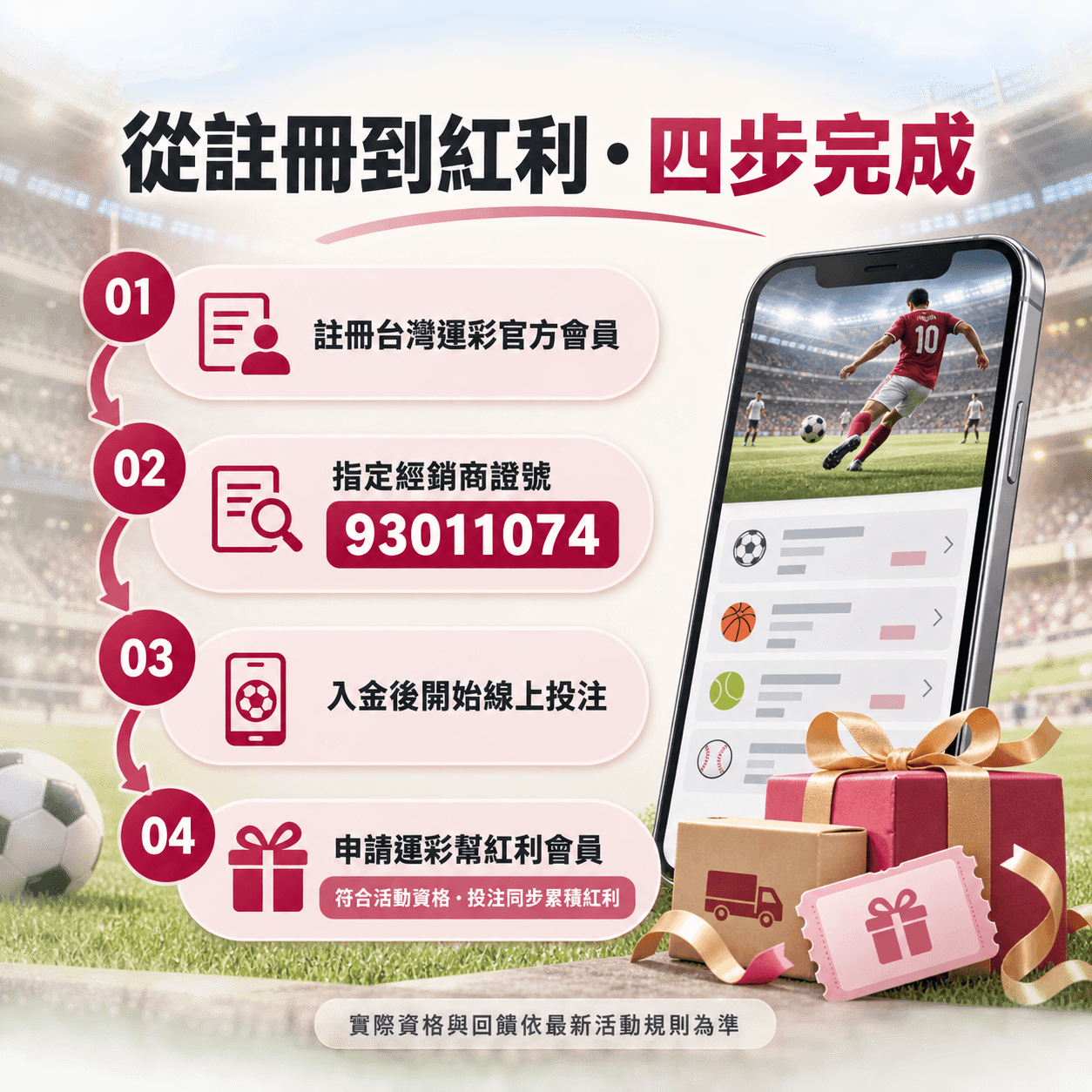 註冊台灣運彩會員開通紅利 (1)